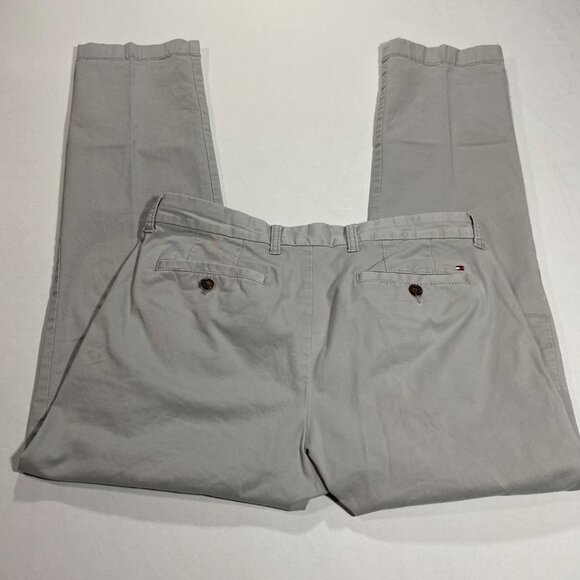 Tommy Hilfiger Mens Tailored Fit Light Gray Chino Pants 32x32 - Picture 5 of 5